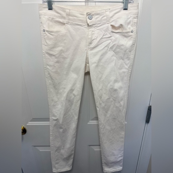 Stella McCartney Denim - Stella McCartney White Cigarette Skinny Leg Jeans Size 27 Designer Indie Sleaze